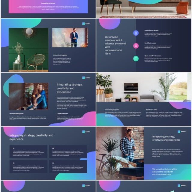 创意新颖商务工作汇报PPT模板creative and fresh powerpoint template