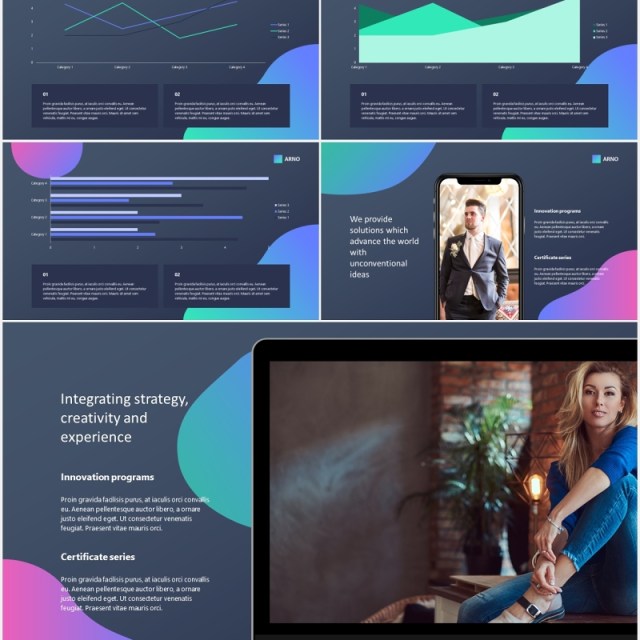 创意新颖商务工作汇报PPT模板creative and fresh powerpoint template