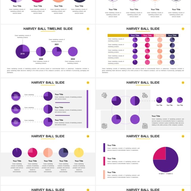 圆形饼图百分比PPT信息图表素材Harvey Ball Powerpoint Template 圆形饼图百分比PPT信息图表素材Harvey Ball Powerpoint Template