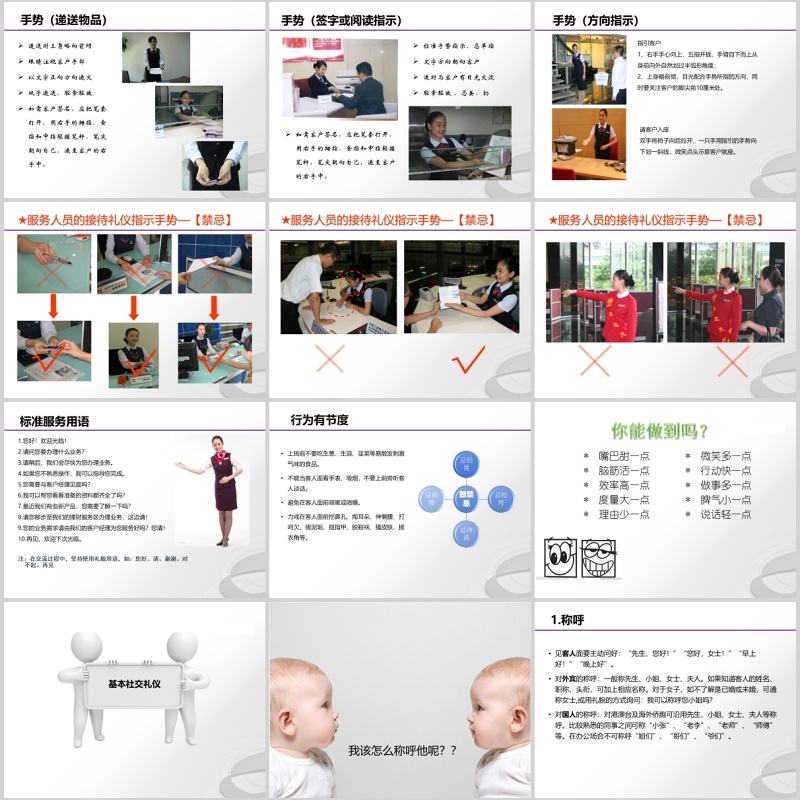 银行服务礼仪规范要求培训PPT模板课件