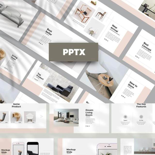 时尚欧美家具居家简洁PPT模板版式设计Cloude - Powerpoint Template 时尚欧美家具居家简洁PPT模板版式设计Cloude - Powerpoint Template