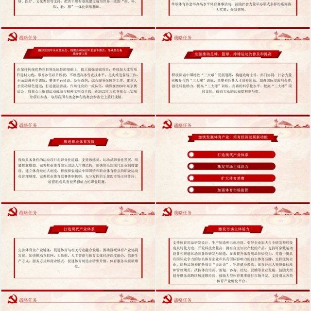 国务院办公厅关于印发体育强国建设纲要通知党课党建PPT模板 国务院办公厅关于印发体育强国建设纲要通知党课党建PPT模板