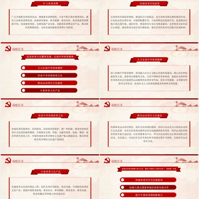 国务院办公厅关于印发体育强国建设纲要通知党课党建PPT模板 国务院办公厅关于印发体育强国建设纲要通知党课党建PPT模板