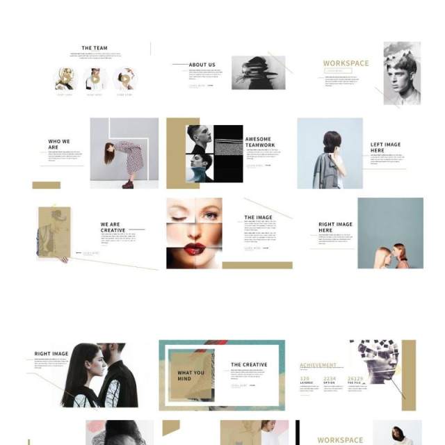 办公简洁时尚PPT模板版式设计Workspace Clean Powerpoint 办公简洁时尚PPT模板版式设计Workspace Clean Powerpoint