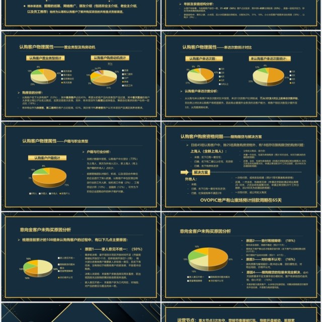 深色市场项目复盘工作报告PPT模板 深色市场项目复盘工作报告PPT模板
