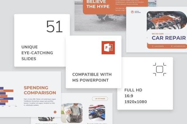 品牌汽车维修服务创意PPT模板不含照片Car Repair PowerPoint Presentation Template 品牌汽车维修服务创意PPT模板不含照片Car Repair PowerPoint Presentation Template