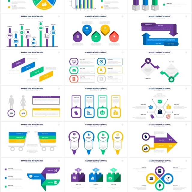市场营销数据销售信息图表PPT素材Marketing Powerpoint Slides