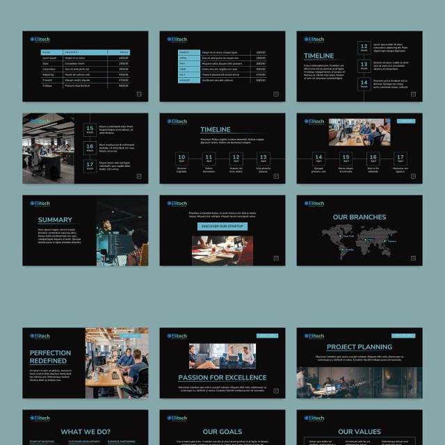 科技创业技术项目宣传介绍PPT模板不含照片Tech Startup PowerPoint Presentation Template 科技创业技术项目宣传介绍PPT模板不含照片Tech Startup PowerPoint Presentation Template