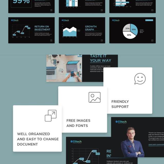 科技创业技术项目宣传介绍PPT模板不含照片Tech Startup PowerPoint Presentation Template 科技创业技术项目宣传介绍PPT模板不含照片Tech Startup PowerPoint Presentation Template