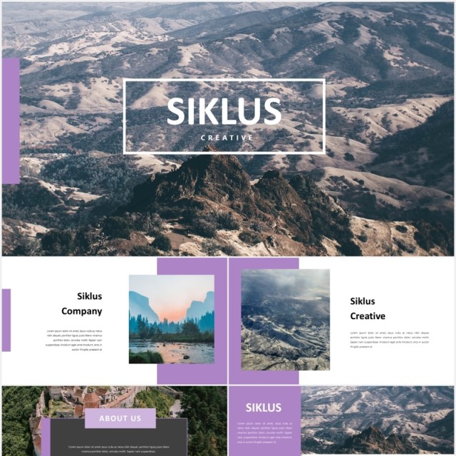 商务项目周期信息图表PPT模板siklus powerpoint template