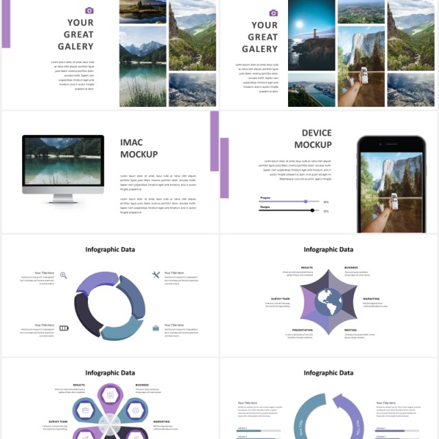 商务项目周期信息图表PPT模板siklus powerpoint template