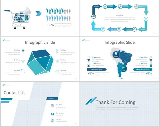 蓝色公司简介PPT信息图表模板reveal powerpoint template 蓝色公司简介PPT信息图表模板reveal powerpoint template