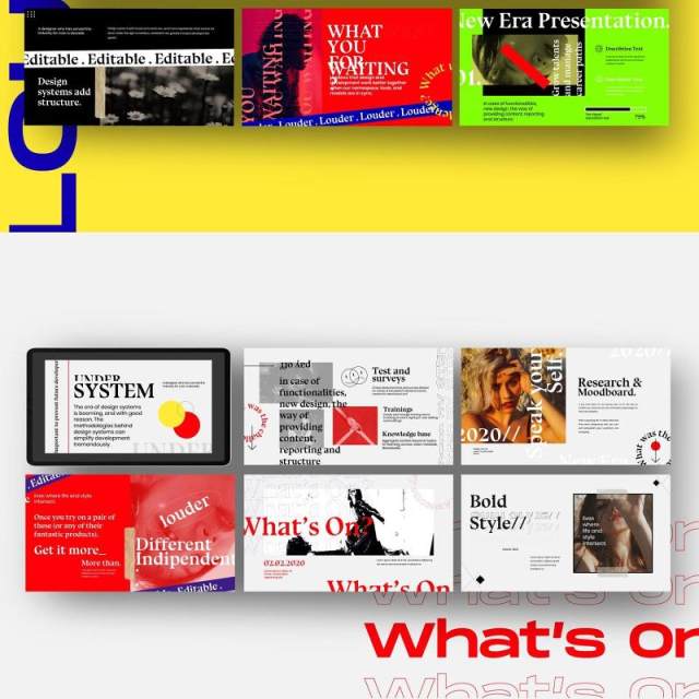 现代商业广告创意设计PPT模板不含照片Louder Urban Design Powerpoint Creative Slide 现代商业广告创意设计PPT模板不含照片Louder Urban Design Powerpoint Creative Slide