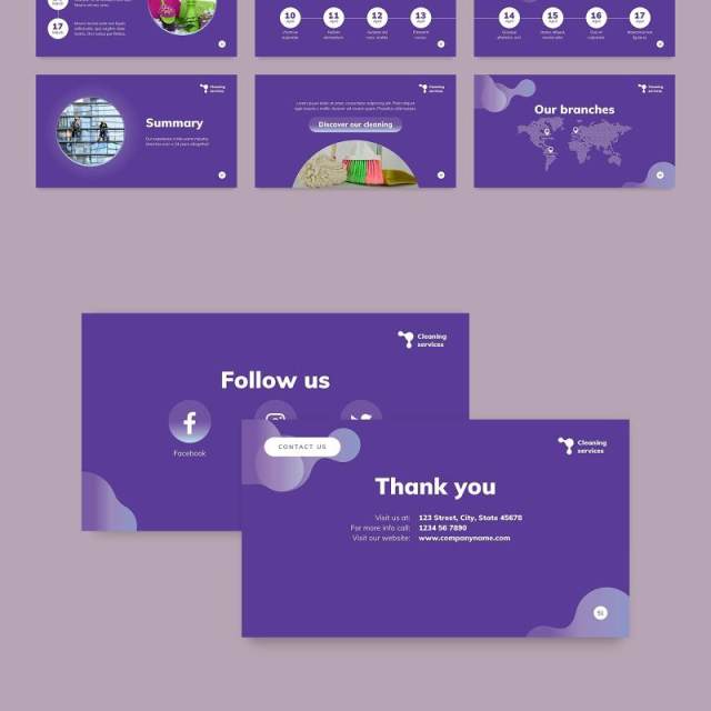 紫色清洁服务保洁家政公司宣传介绍PPT模板不含照片Cleaning Service PowerPoint Presentation Template 紫色清洁服务保洁家政公司宣传介绍PPT模板不含照片Cleaning Service PowerPoint Presentation Template