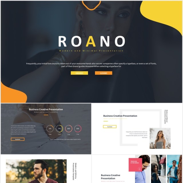 时尚高端国外图片排版PPT信息图表模板Roano - Powerpoint Template 时尚高端国外图片排版PPT信息图表模板Roano - Powerpoint Template