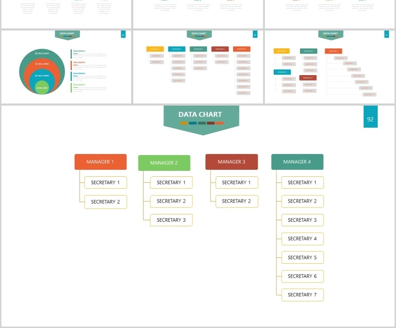 柱状图信息图表PPT幻灯片模板Chart Infographics Powerpoint