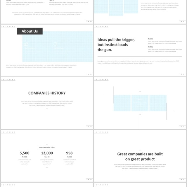蓝色天空多用途PPT模板版式设计sky multipurpose powerpoint template 蓝色天空多用途PPT模板版式设计sky multipurpose powerpoint template