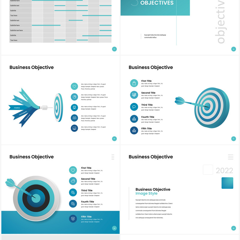 简约商业计划书PPT模板（无图可插图）Biz Plan Pptx Templates