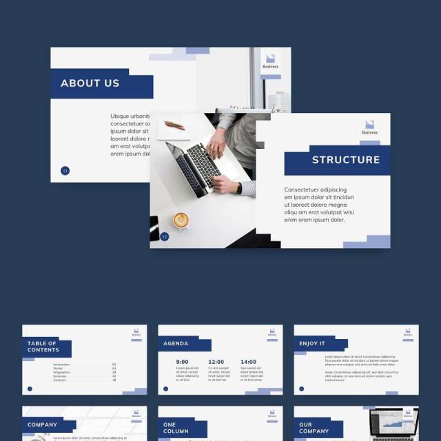 互联网项目启动PPT版式模板Startup PowerPoint Presentation Template