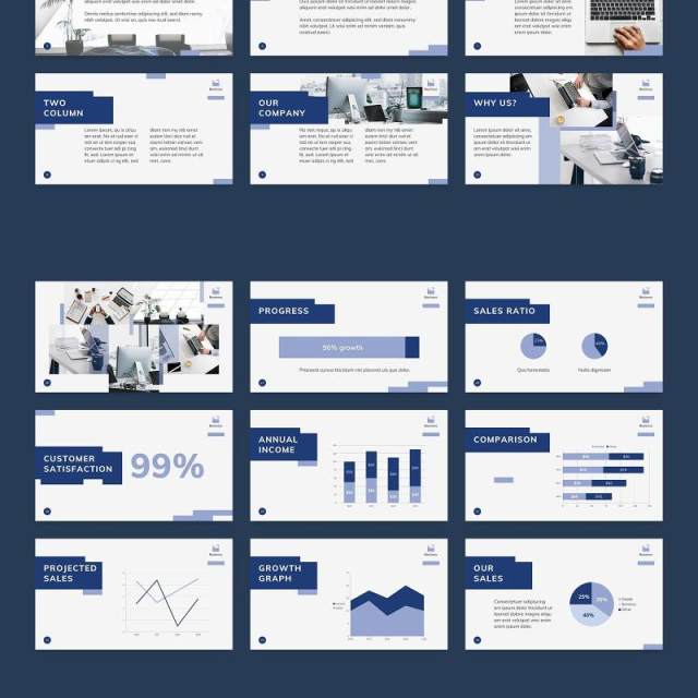 互联网项目启动PPT版式模板Startup PowerPoint Presentation Template