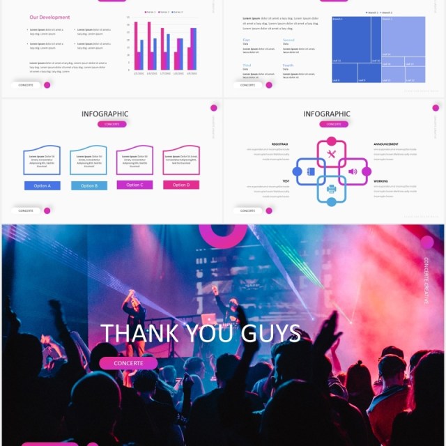 时尚娱乐音乐演唱会乐队宣传PPT模板The Concerte - Powerpoint Template 时尚娱乐音乐演唱会乐队宣传PPT模板The Concerte - Powerpoint Template