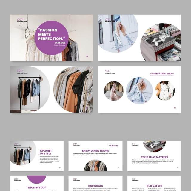 时尚购物店商业分析报告PPT模板不含照片Fashion Shop PowerPoint Presentation Template 时尚购物店商业分析报告PPT模板不含照片Fashion Shop PowerPoint Presentation Template