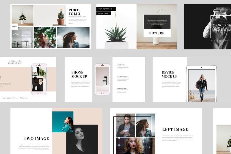 简洁精美PPT模板版式设计Elegant - Powerpoint Template