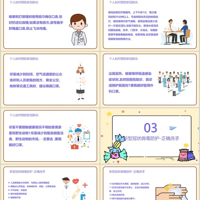 新型冠状病毒肺炎儿童安全教育班会PPT课件模板 新型冠状病毒肺炎儿童安全教育班会PPT课件模板