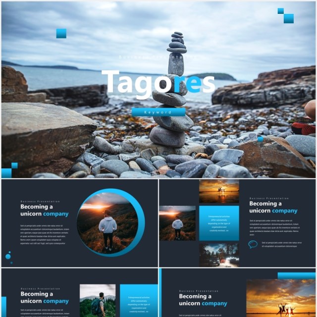 国外户外旅游宣传PPT模板Tagores Powerpoint 国外户外旅游宣传PPT模板Tagores Powerpoint