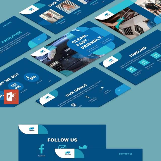 洗车售后商业服务PPT版式模板Car Wash PowerPoint Presentation Template 洗车售后商业服务PPT版式模板Car Wash PowerPoint Presentation Template