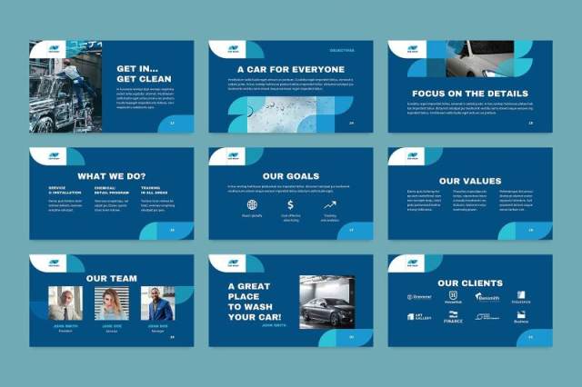 洗车售后商业服务PPT版式模板Car Wash PowerPoint Presentation Template 洗车售后商业服务PPT版式模板Car Wash PowerPoint Presentation Template
