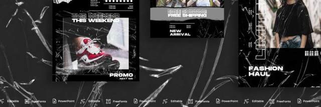 手机移动端竖版社交媒体杂志PPT版式模板不含照片Social Media PowerPoint Template 手机移动端竖版社交媒体杂志PPT版式模板不含照片Social Media PowerPoint Template