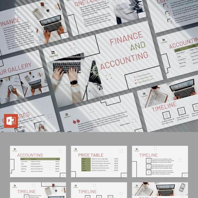 金融财务会计PPT版式模板Finance & Accounting PowerPoint Presentation