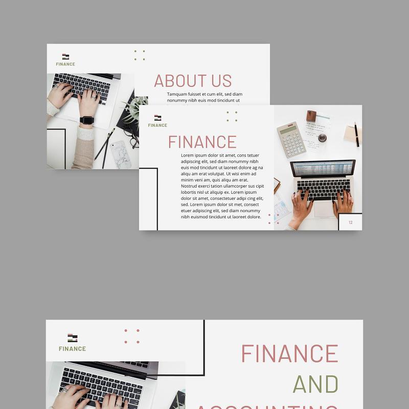 金融财务会计PPT版式模板Finance & Accounting PowerPoint Presentation