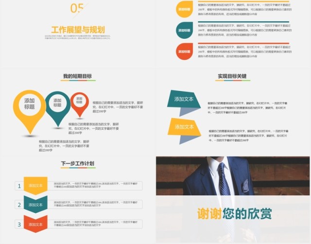 IT行业程序员述职报告PPT模板