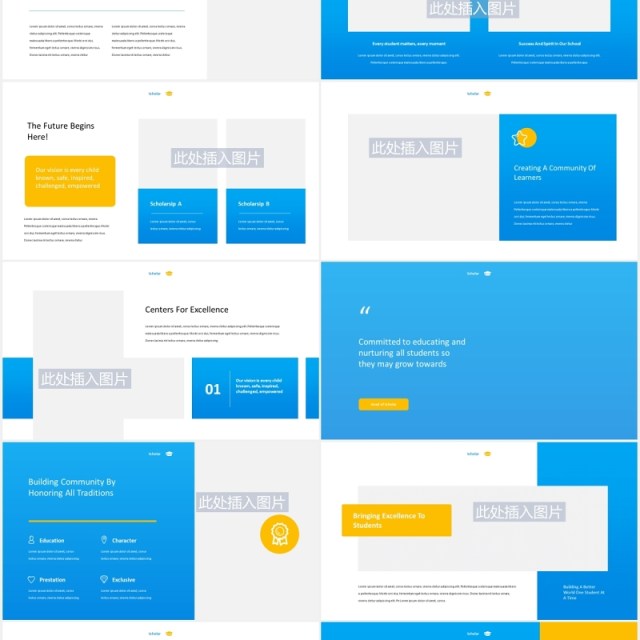 奖学金学生学术报告教育主题PPT模板图片排版设计Scholar - Education Theme Powerpoint Template 奖学金学生学术报告教育主题PPT模板图片排版设计Scholar - Education Theme Powerpoint Template