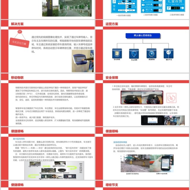 城市智慧交通停车系统解决方案PPT模板