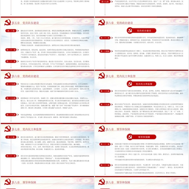中国共产党国有企业基层组织工作条例学习解读党政党课PPT模板 中国共产党国有企业基层组织工作条例学习解读党政党课PPT模板