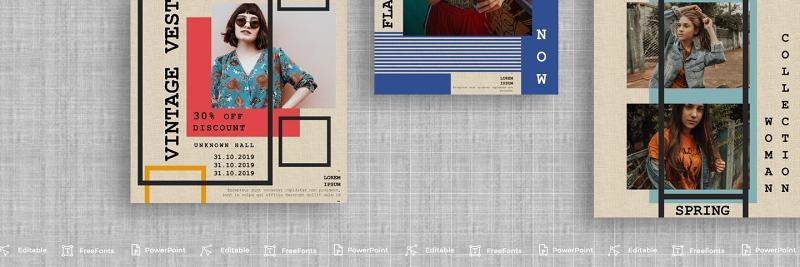 简约时尚手机竖版社交媒体PPT模板Social Media PowerPoint Template