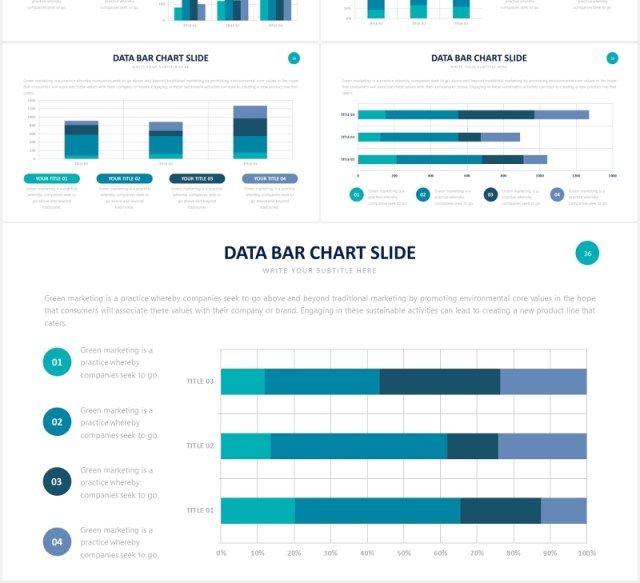 折线面积堆积图数据信息图表PPT素材Chart Slides Powerpoint Template