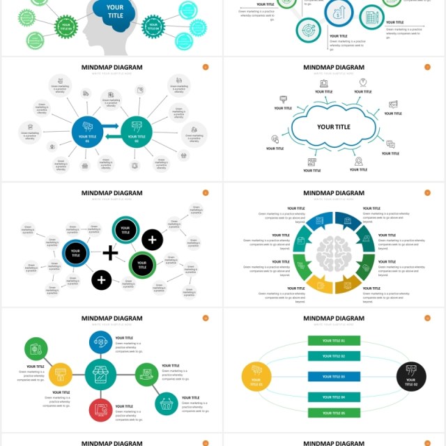 思维导图头脑风暴思维树PPT图表素材Mindmap Slides Powerpoint Template 思维导图头脑风暴思维树PPT图表素材Mindmap Slides Powerpoint Template