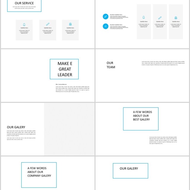 简约PPT版式设计模板MARCO - Powerpoint template 简约PPT版式设计模板MARCO - Powerpoint template