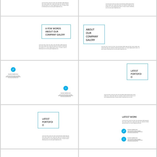 简约PPT版式设计模板MARCO - Powerpoint template 简约PPT版式设计模板MARCO - Powerpoint template