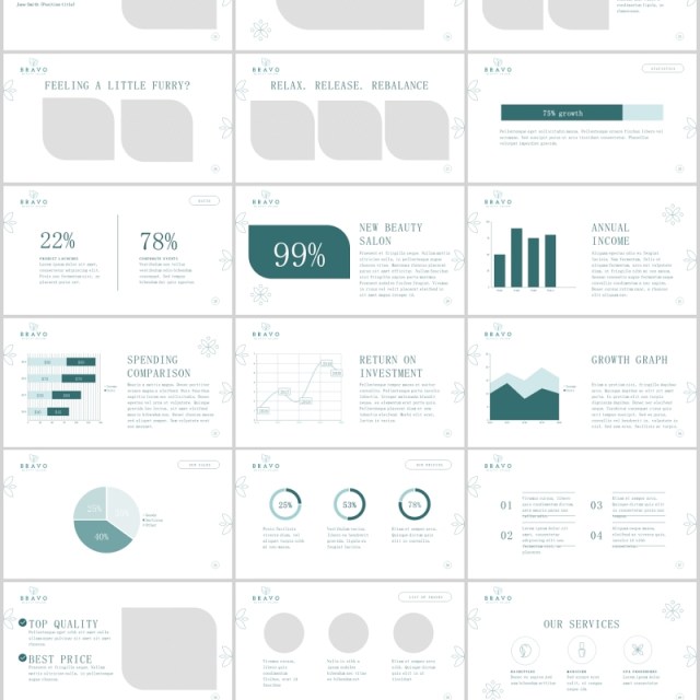 美容院PPT版式模板Beauty Salon PowerPoint Presentation Template 美容院PPT版式模板Beauty Salon PowerPoint Presentation Template