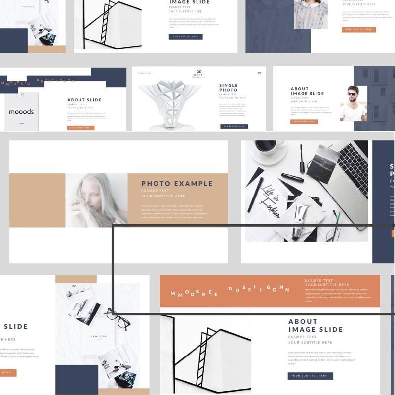 艺术创意PPT模板版式排版设计Arty - Powerpoint