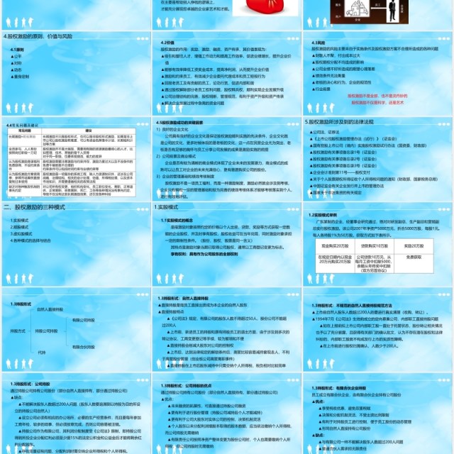 简约股权激励与股权结构设计PPT模板 简约股权激励与股权结构设计PPT模板