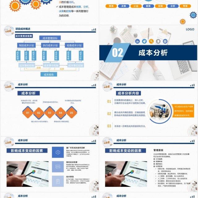 公司简约成本管理培训PPT模板 公司简约成本管理培训PPT模板