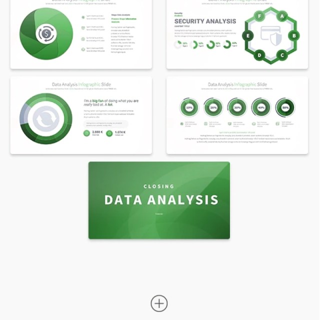 11套色系商业数据分析PPT信息图表幻灯片演示Data Analysis - PowerPoint Infographics Slides