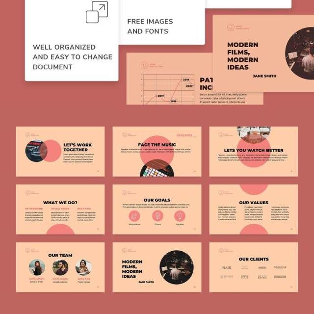 音乐制作唱片公司PPT模板不含照片Music Production PowerPoint Presentation Template 音乐制作唱片公司PPT模板不含照片Music Production PowerPoint Presentation Template