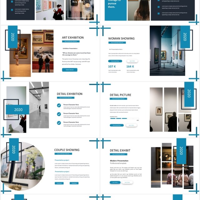 蓝色简约国外图片排版PPT模板Galerino - Powerpoint Template 蓝色简约国外图片排版PPT模板Galerino - Powerpoint Template